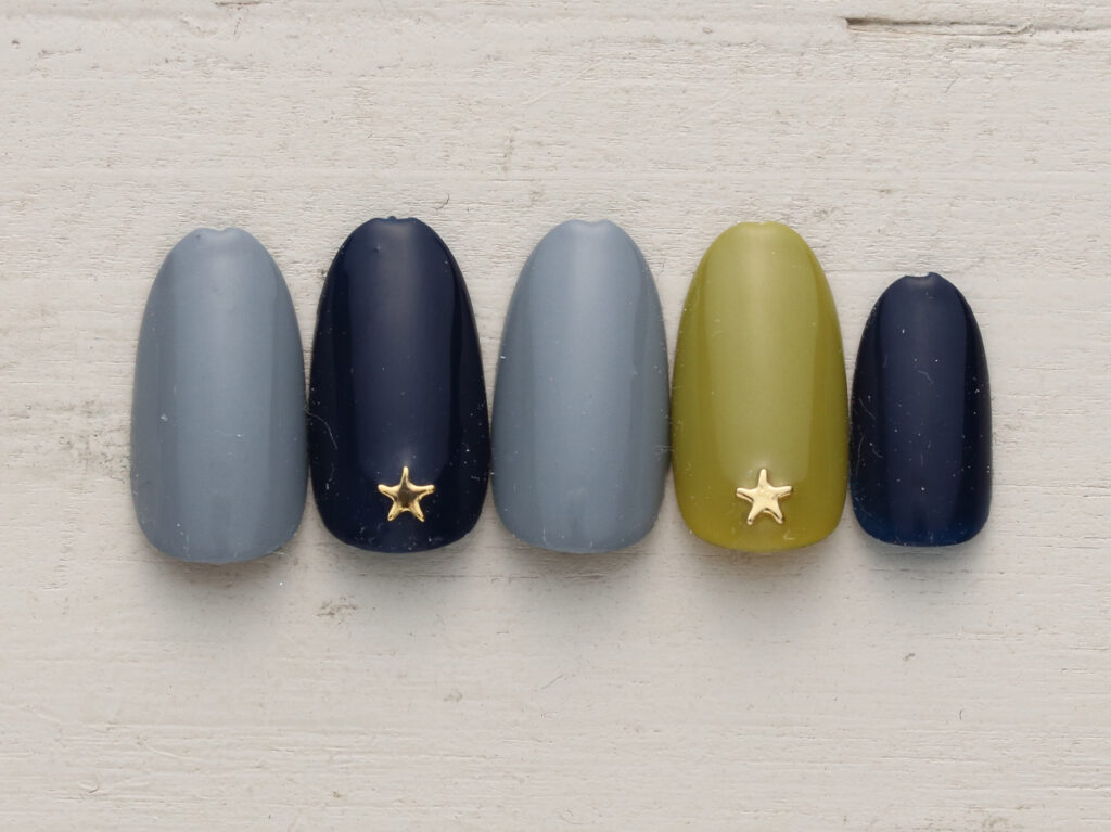 ３カラーネイル