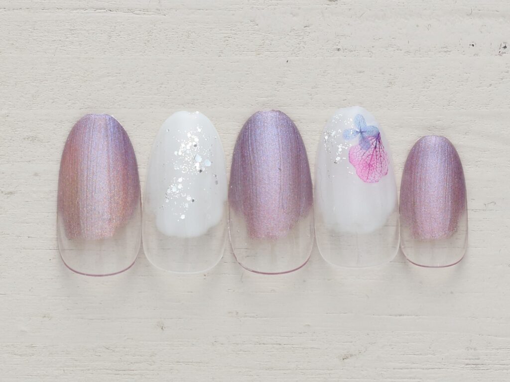 あじさい塗りかけ