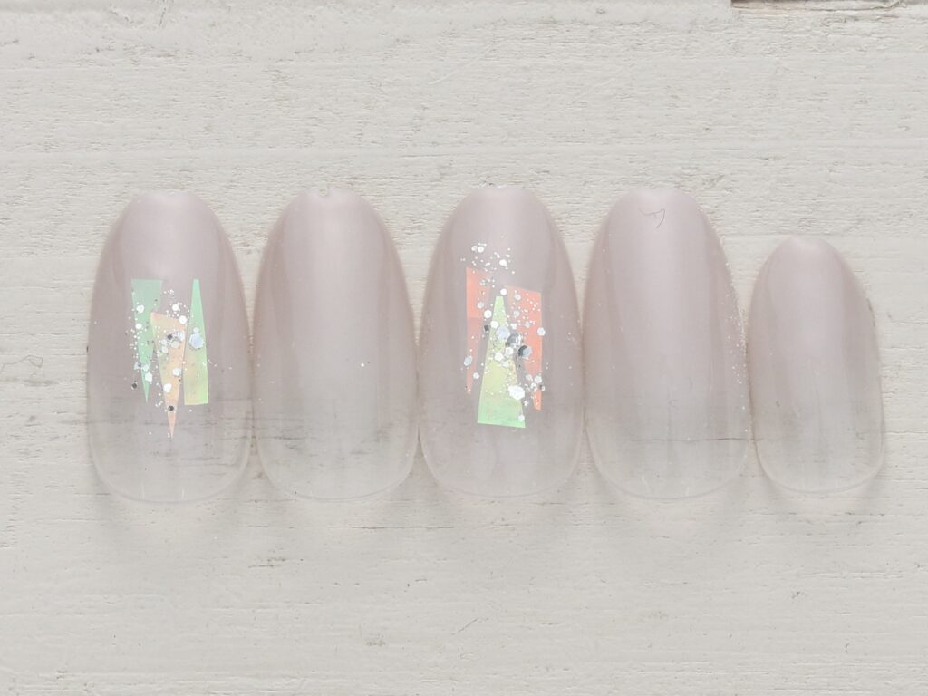グラデ×オーロラフィルム